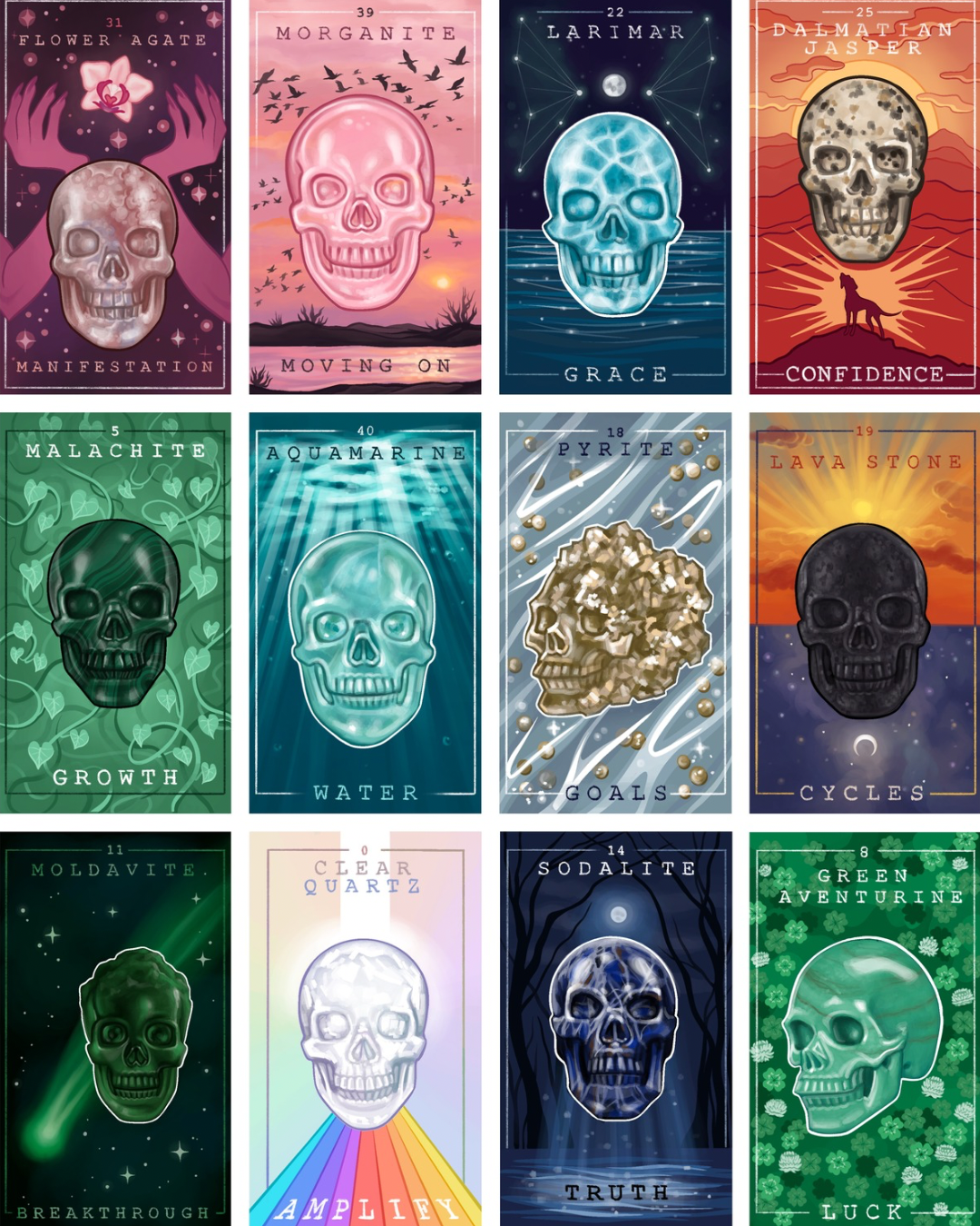 Crystal Skulls Rising Deck: Legacy Pink Edition