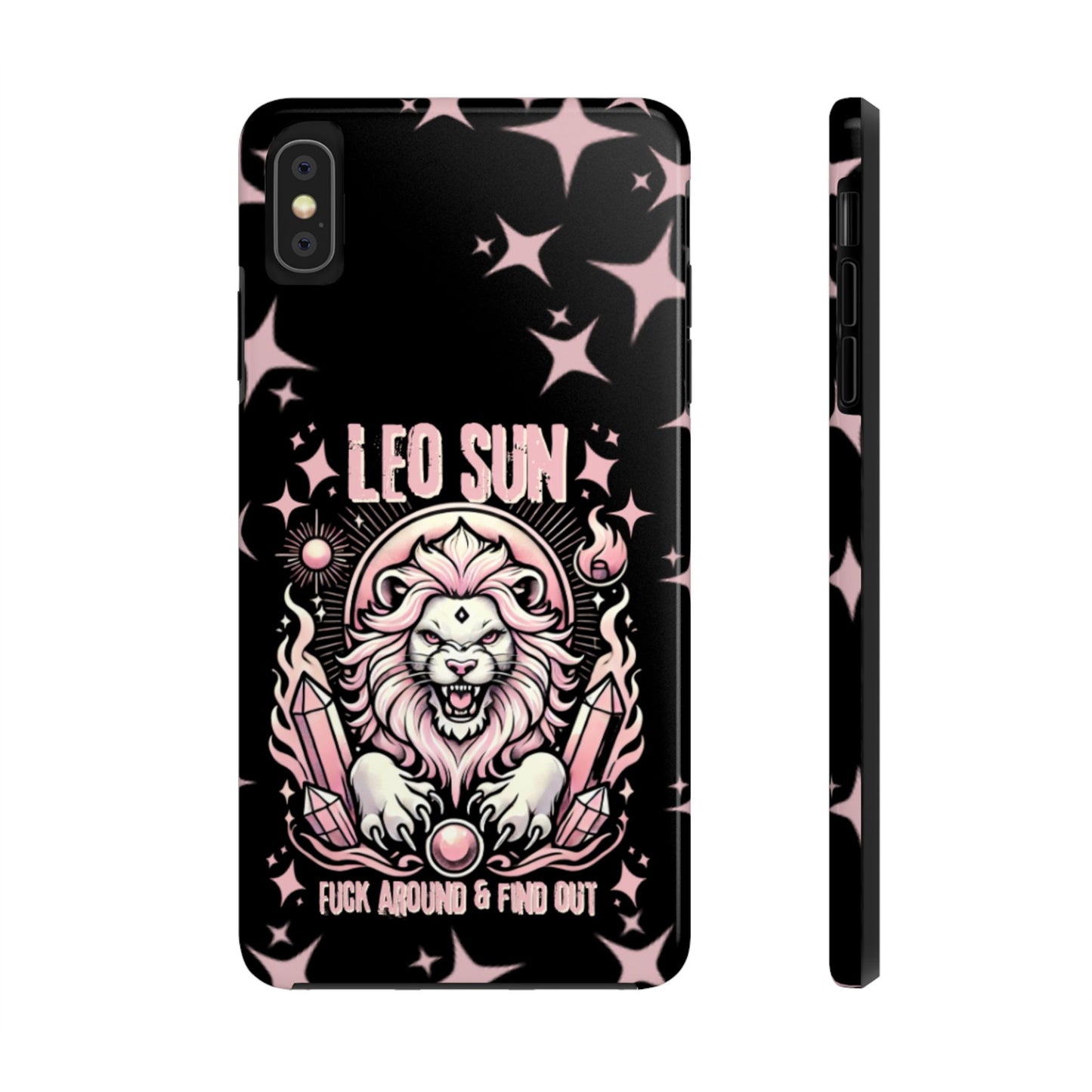 Leo Sun Fuck Around and Find Out Tough Phone Case IPhones and Samsung